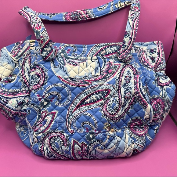 Vera Bradley Disney Cinderella Glenna Tote NWT Great Pattern Placement - Picture 6 of 14